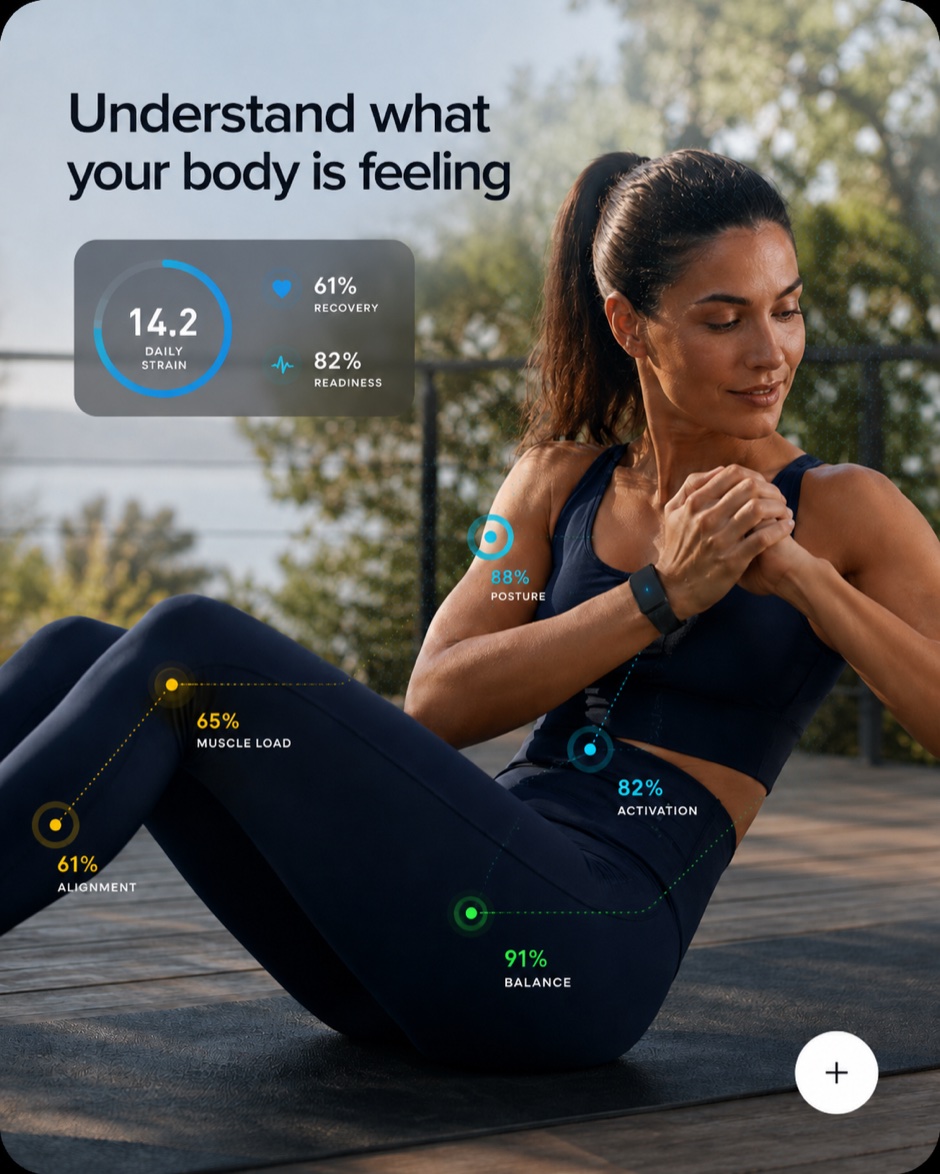 Understand what your body is feeling — strain, recovery and readiness